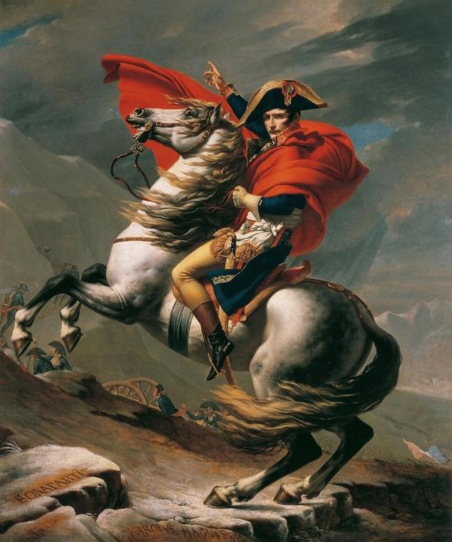 Napoleon Crossing the Alps — Jacques-Louis David