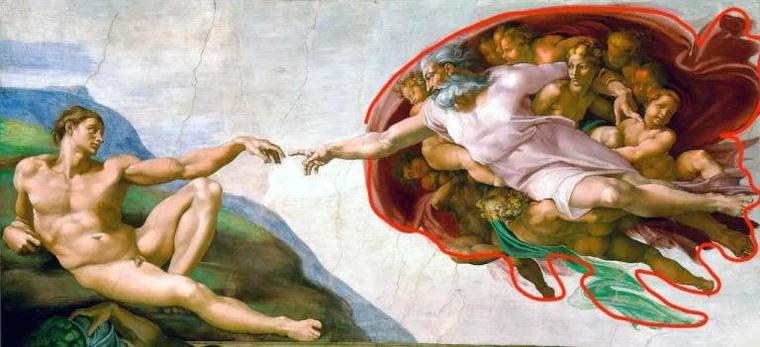 The Creation of Adam — Michelangelo