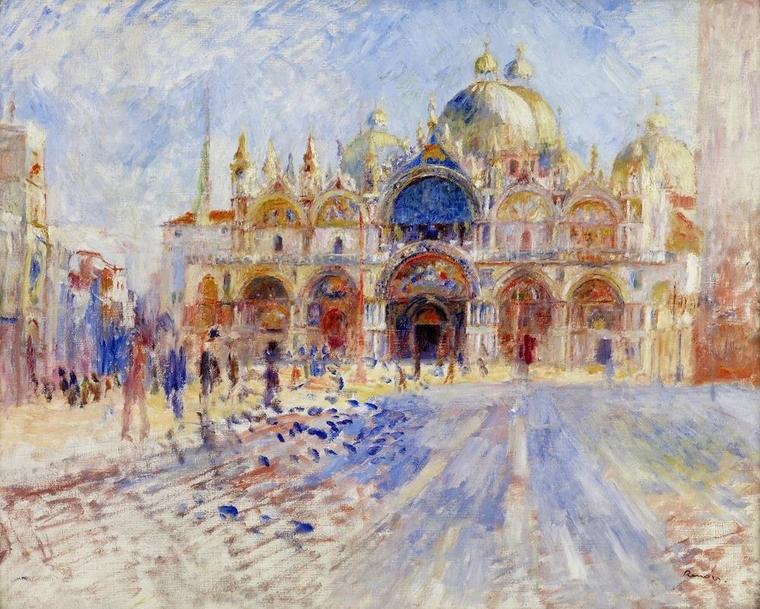 The Piazza San Marco — Pierre-Auguste Renoir