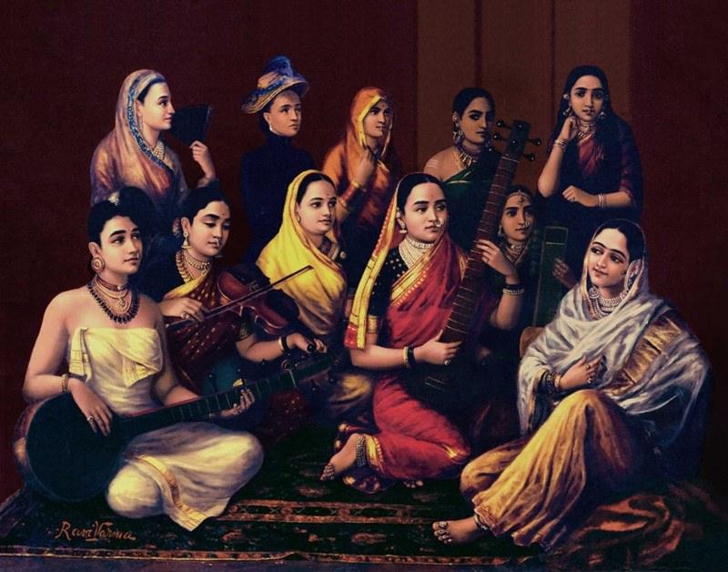 Galaxy of Musicians — Raja Ravi Varma